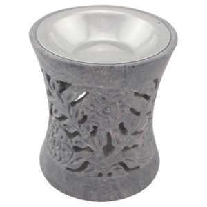 Verdampferschale Ø 7 cm – Zubehör für Räucherstövchen – Eisen, silber lackiert – für ätherische Öle & sanftes Verdampfen – Bild 4