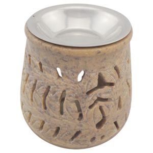 Verdampferschale Ø 7 cm – Zubehör für Räucherstövchen – Eisen, silber lackiert – für ätherische Öle & sanftes Verdampfen – Bild 3