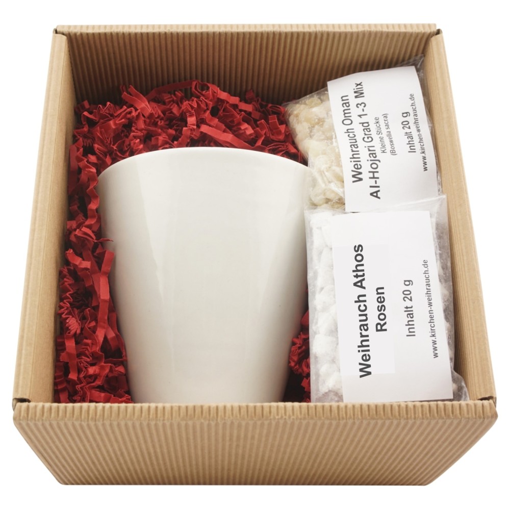 geschenkset braun raeucherstoevchen weiß 1000-Athos Rosen-1000